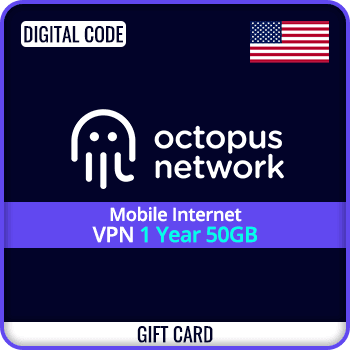 Octopus Networks Mobile Internet VPN 1 Year 50 GB