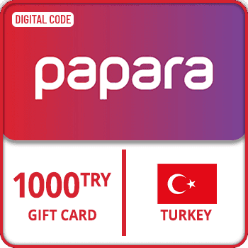Rewarble Papara Gift Card Turkey ₺1000