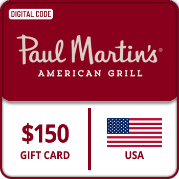 Paul Martin_s American Grill Gift Card USA 150 USD