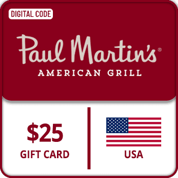 Paul Martin_s American Grill Gift Card USA 25 USD