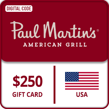 Paul Martin_s American Grill Gift Card USA 250 USD