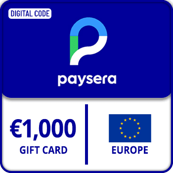 Rewarble Paysera Gift Card Europe €1000