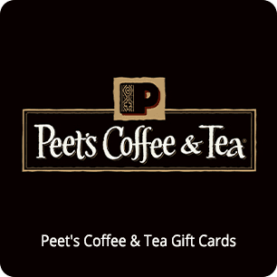 Peets Coffee & Tea Gift Cards