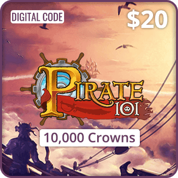 Pirate 101 Gift Card 10000 Crowns $20