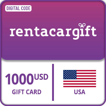 RentacarGift Card USA $1000