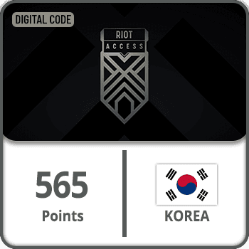 Riot Access Gift Card Korea 565 Points