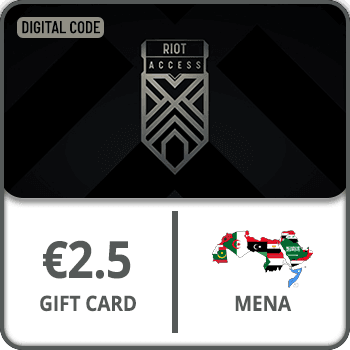 Riot Access Gift Card MENA EUR €2.5