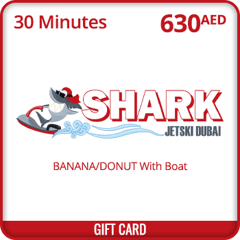Shark Jet Ski BANANA/DONUT With Boat 30 Minutes 630 AED