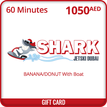 Shark Jet Ski BANANA/DONUT With Boat (60 Minutes) 1050 AED