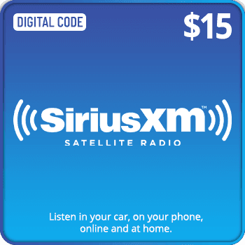 SiriusXM Gift Card $15