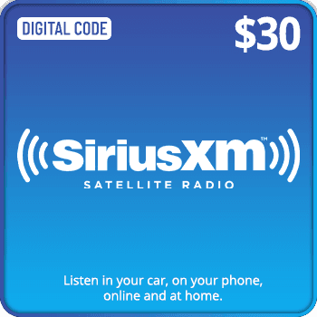 SiriusXM Gift Card $30