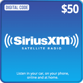 SiriusXM Gift Card $50