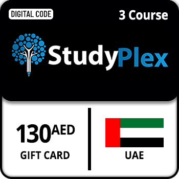 Study Plex Gift Card UAE 3 Course 130 AED