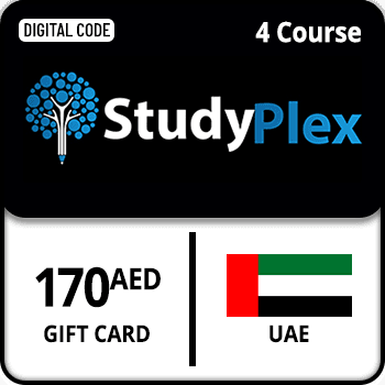 Study Plex Gift Card UAE 4 Course 170 AED