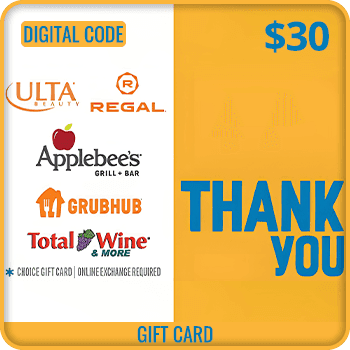 THANK YOU Swap Gift Card $30