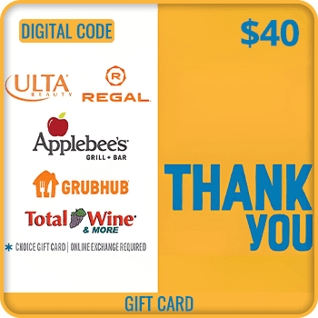 THANK YOU Swap Gift Card $40