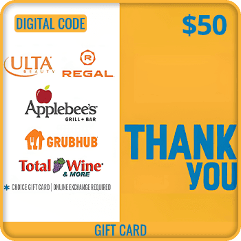THANK YOU Swap Gift Card $50