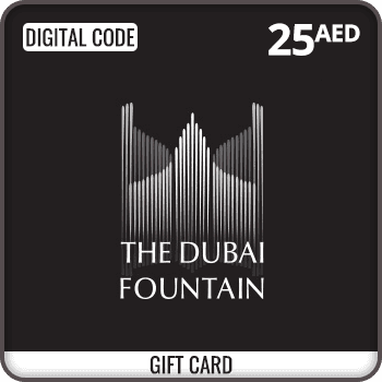 The Dubai Fountain Boardwalk UAE Gift Card 25 AED
