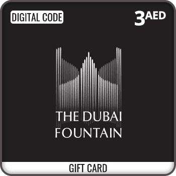 The Dubai Fountain Boardwalk UAE Gift Card 3 AED