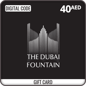 The Dubai Fountain Boardwalk UAE Gift Card 40 AED
