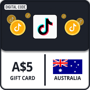 TikTok Coin Gift Card Australia A$5 by Rewarble