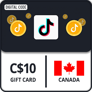 TikTok Coin Gift Card Canada C$10 by Rewarble