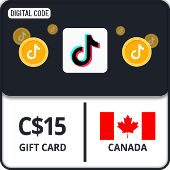 TikTok Coin Gift Card Canada C$15 by Rewarble