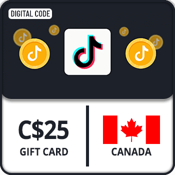 TikTok Coin Gift Card Canada C$25 by Rewarble
