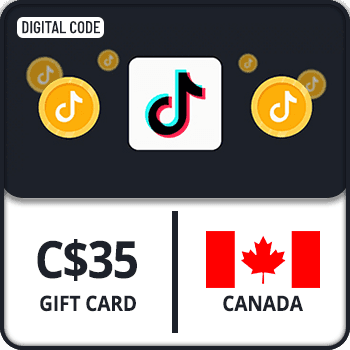 TikTok Coin Gift Card Canada C$35 by Rewarble