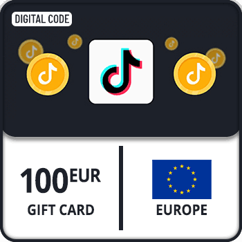TikTok Coin Gift Card Europe €100 by Rewarble