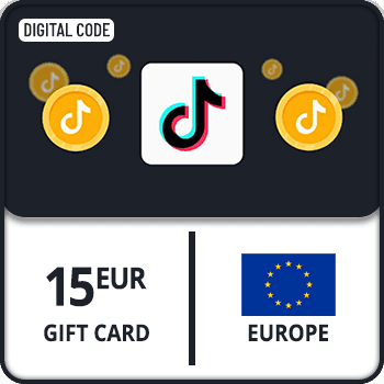 TikTok Coin Gift Card Europe €15 by Rewarble