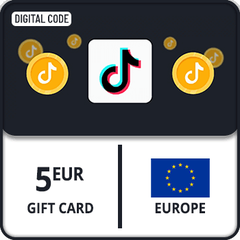 TikTok Coin Gift Card Europe €5 by Rewarble