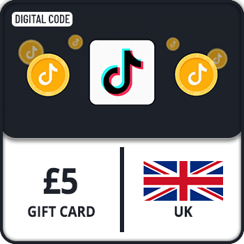 TikTok Coin Gift Card UK £5 by Rewarble