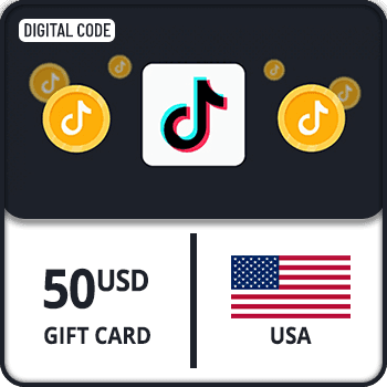 TikTok Coin Gift Card USA $50 by Rewarble