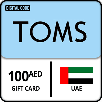 Toms Gift Card UAE 100 AED