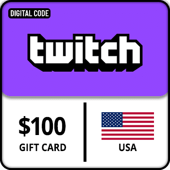 Twitch Gift Card USA $100