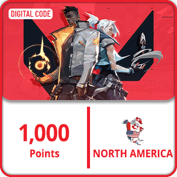 Valorant Gift Card North America 1000 Points