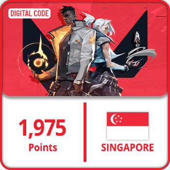 Valorant Gift Card Singapore 1975 Points