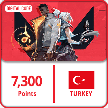 Valorant Gift Card Turkey 7300 Points