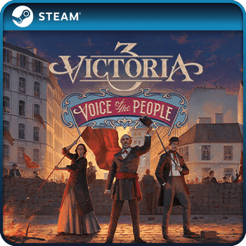 Victoria 3 Voice of the People PC Steam Game Key DLC (Global)