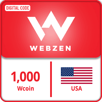 Webzen Gift Card USA 1000 Wcoin
