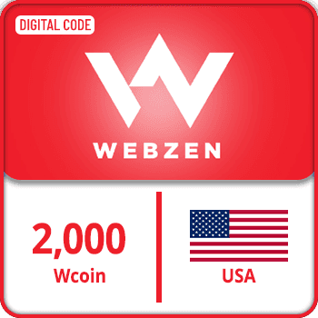 Webzen Gift Card USA 2000 Wcoin