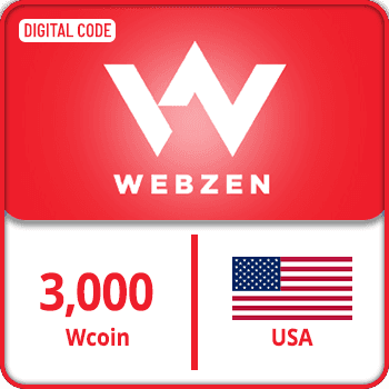 Webzen Gift Card USA 3000 Wcoin