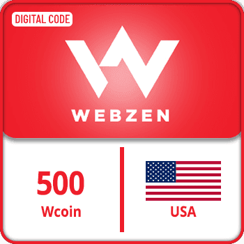 Webzen Gift Card USA 500 Wcoin