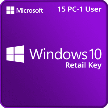 Windows 10 Retail Key 15PC 1User (Instant Delivery)