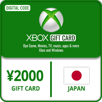 Xbox Gift Card Japan ¥2000