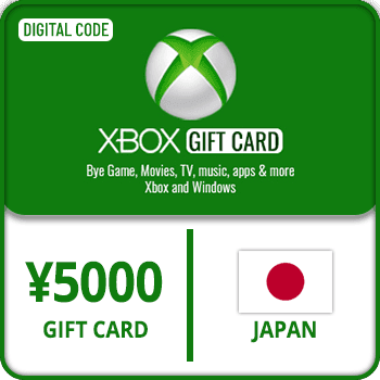 Xbox Gift Card Japan ¥5000