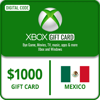 Xbox Gift Card Mexico $1000