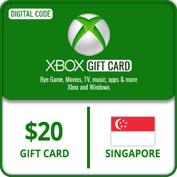 Xbox Gift Card Singapore $20
