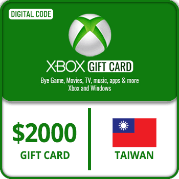 Xbox Gift Card Taiwan $2000